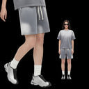 INK FADE BAGGY SHORTS