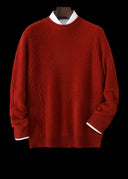 Patterned Wool Jumper