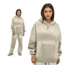 BLEACHED FLEECE HOODIE