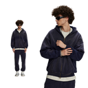 DUST TREATMENT ZIP-UP HOODIE