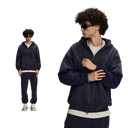 DUST TREATMENT ZIP-UP HOODIE