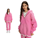 DUST TREATMENT ZIP-UP HOODIE