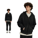 DUST TREATMENT ZIP-UP HOODIE