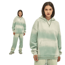 BLEACHED FLEECE HOODIE