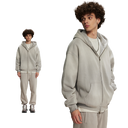 DUST TREATMENT ZIP-UP HOODIE