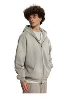 DUST TREATMENT ZIP-UP HOODIE