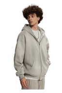 DUST TREATMENT ZIP-UP HOODIE