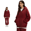 DUST TREATMENT ZIP-UP HOODIE