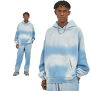 BLEACHED FLEECE HOODIE