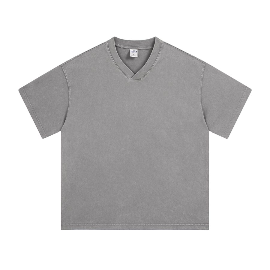 V-NECK RETRO TEE