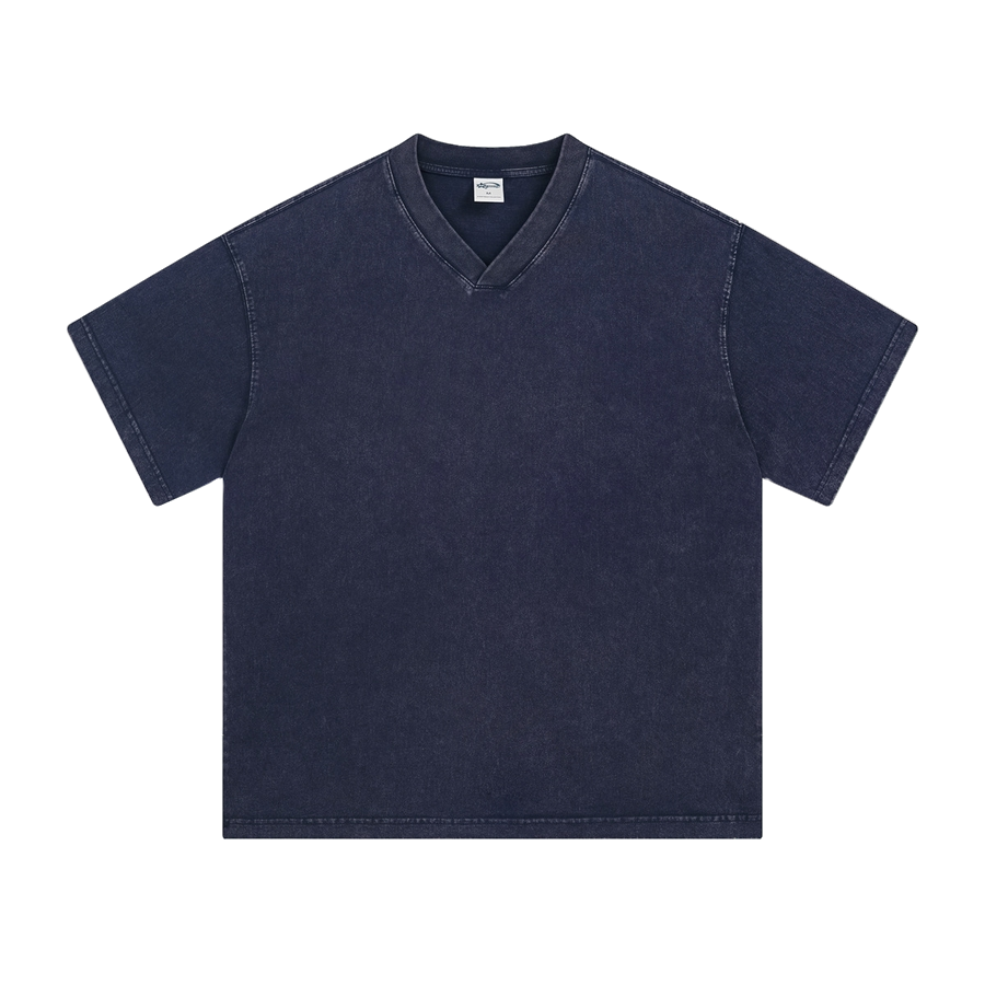 V-NECK RETRO TEE