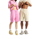 FLEECE BLEACHED SHORTS