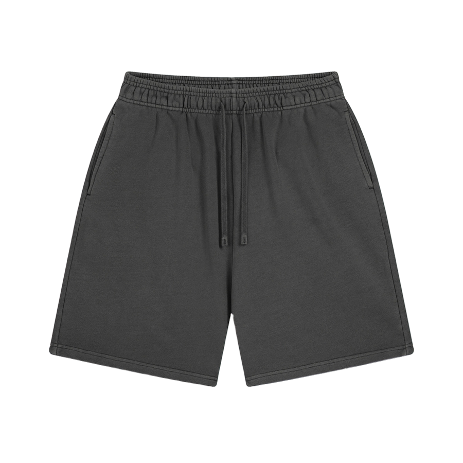 FLEECE BLEACHED SHORTS