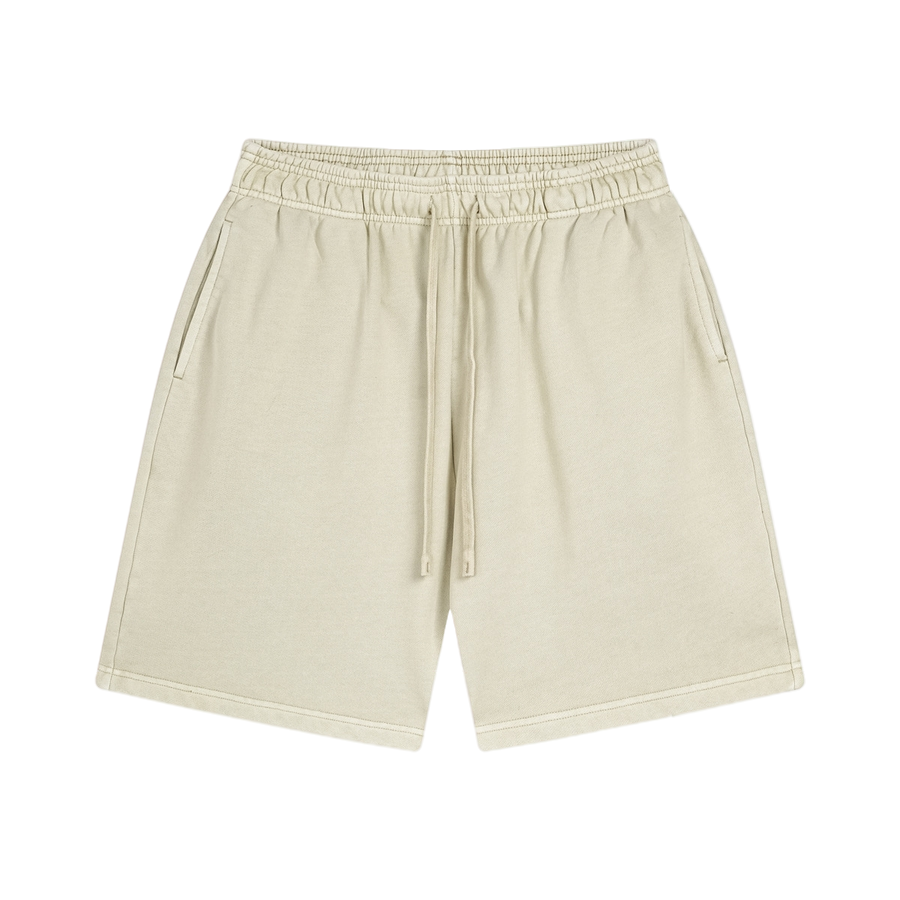 FLEECE BLEACHED SHORTS
