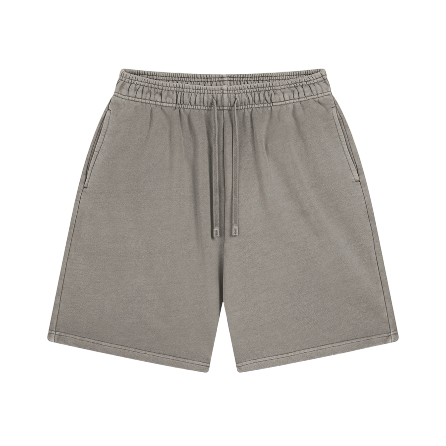 FLEECE BLEACHED SHORTS