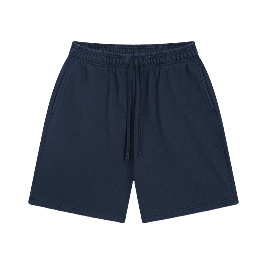 FLEECE BLEACHED SHORTS