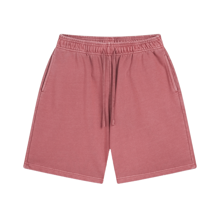 FLEECE BLEACHED SHORTS