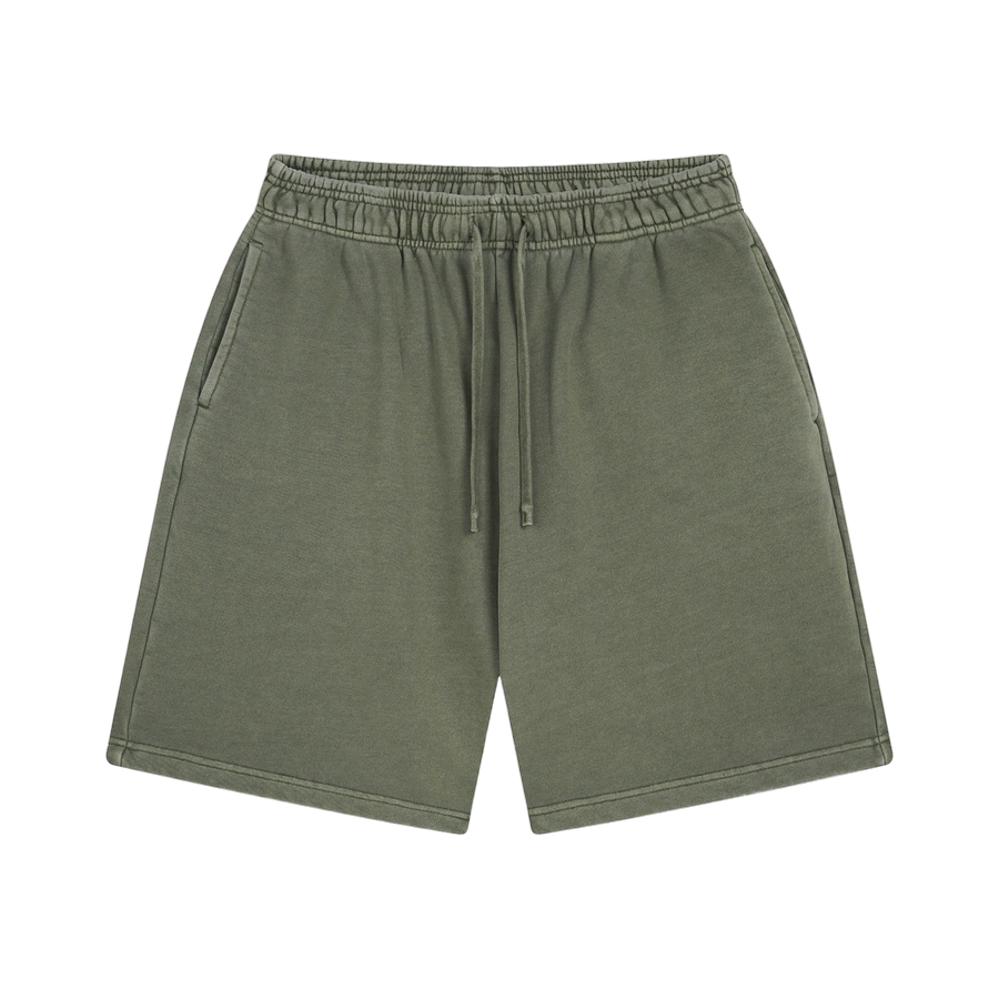 FLEECE BLEACHED SHORTS