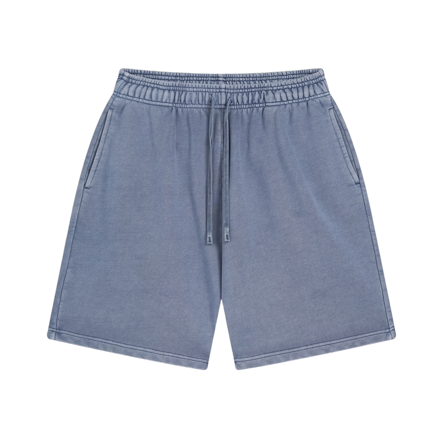 FLEECE BLEACHED SHORTS