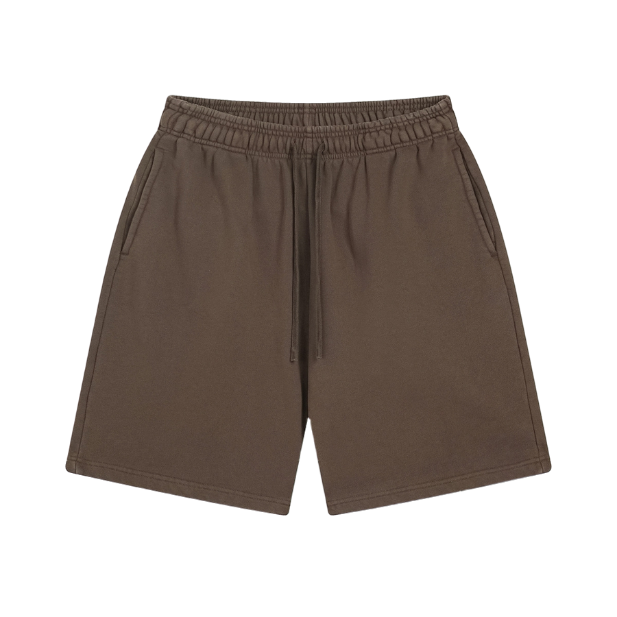 FLEECE BLEACHED SHORTS