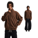HIGH NECK ZIP-UP