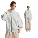 HIGH NECK ZIP-UP