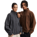 HIGH NECK ZIP-UP