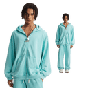 PASTEL WASHED ZIP-UP