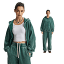 PASTEL WASHED ZIP-UP