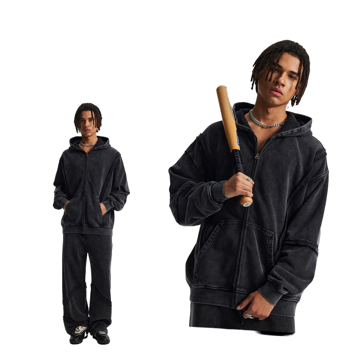 EDGY ZIP-UP