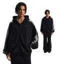 STAINED ZIP-UP