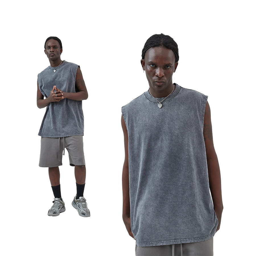 BLEACHED TANK TOP