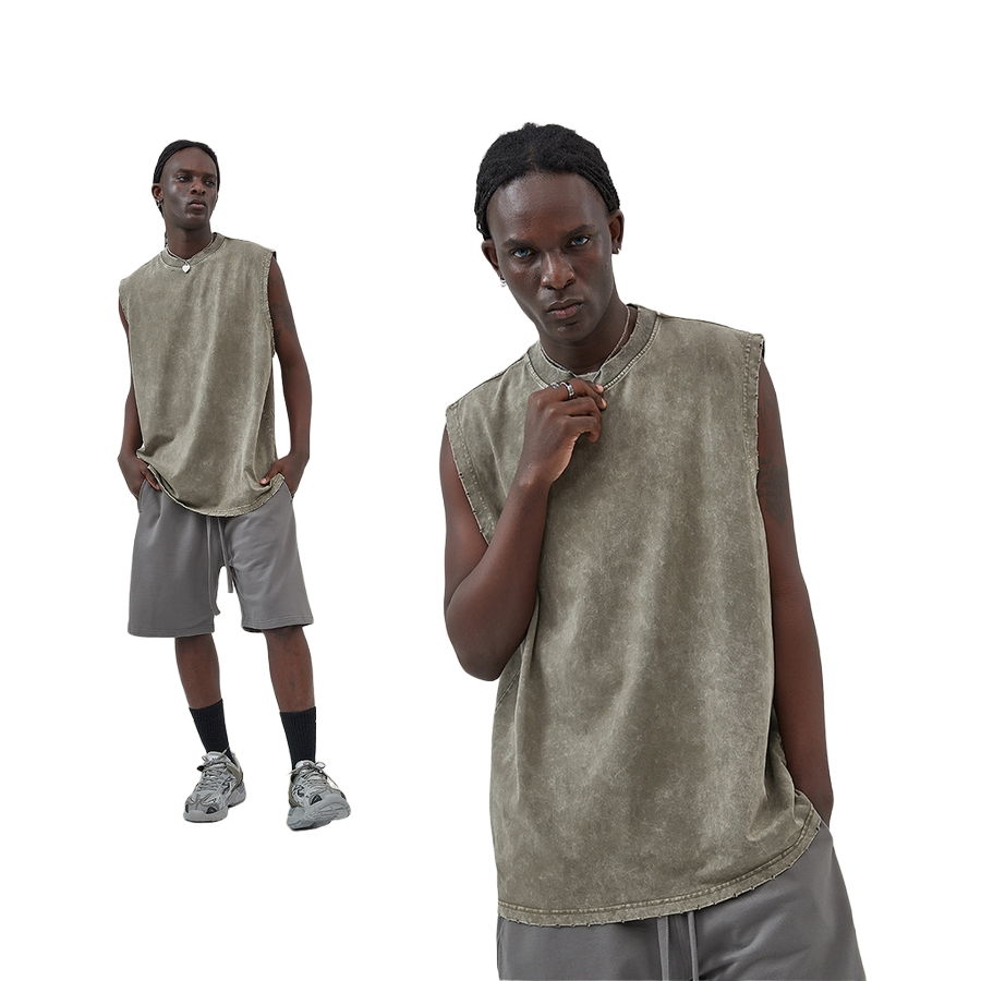 BLEACHED TANK TOP