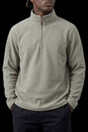 Polar Quarter-Zip Olive, front