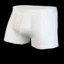 WHITE COTTON BOXER X5 PACK