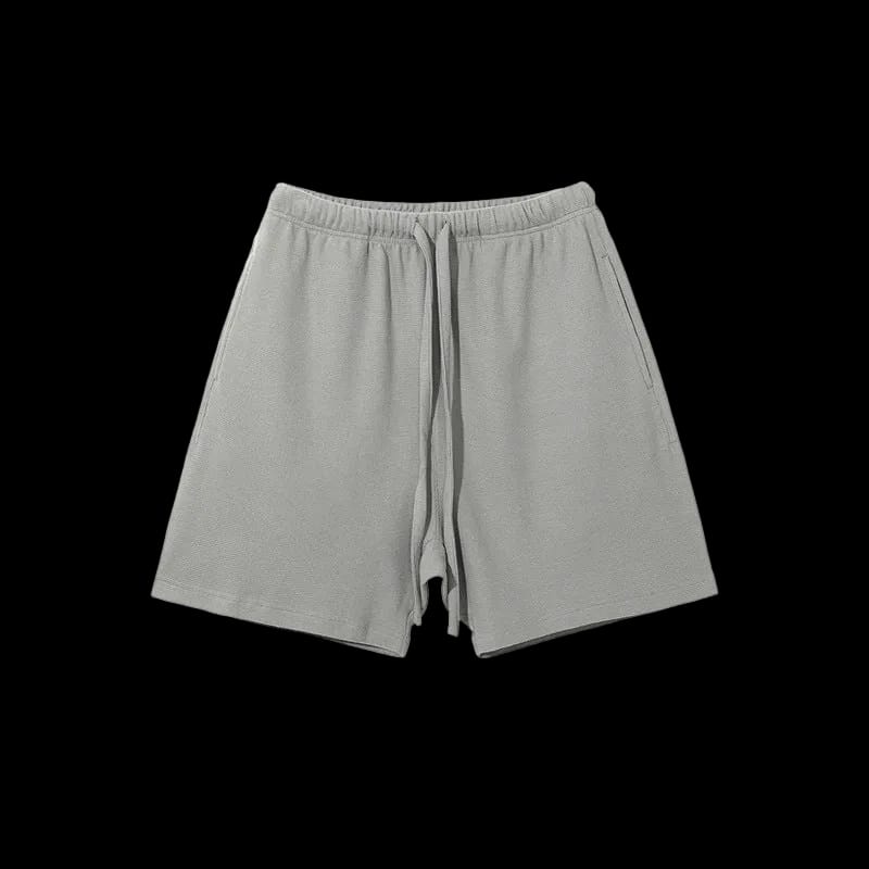 DIAMOND WAFFLE STRAIGHT SHORTS