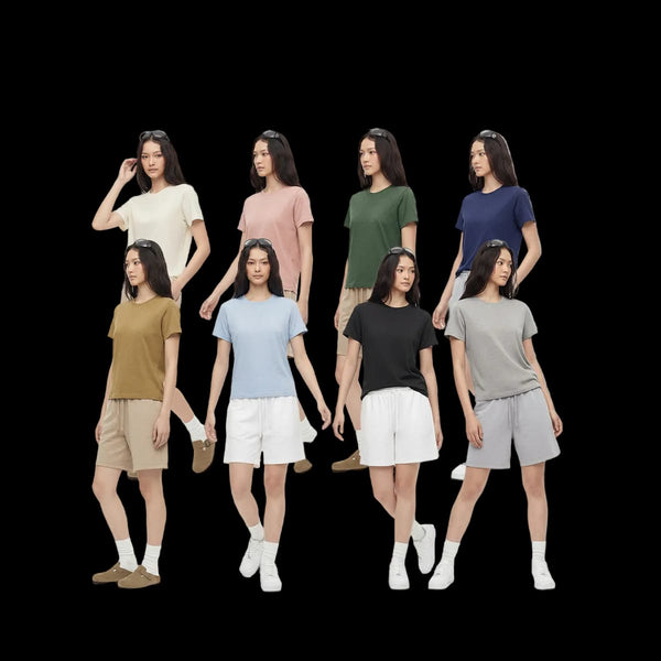 SLUB COTTON TEE (WOMEN'S)