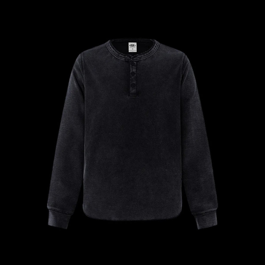 WAFFLE HENLEY LONGSLEEVE