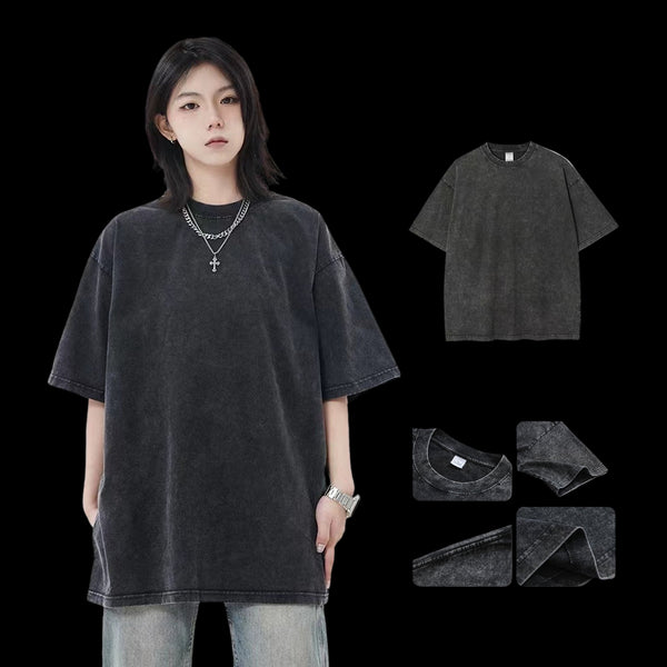 WASHED BLACK TEE