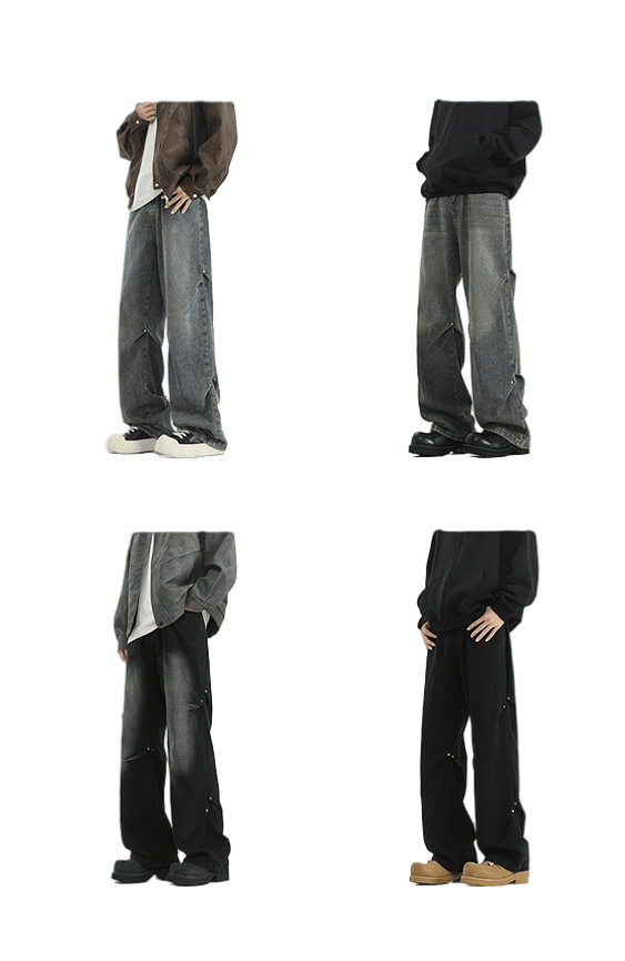 RIVET DROP JEANS
