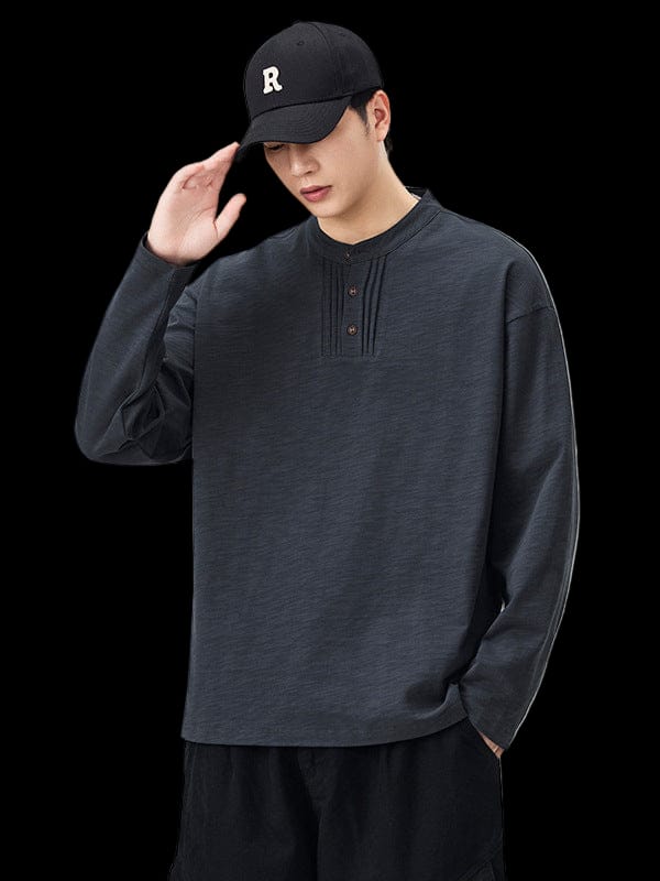 BUTTONED LONGSLEEVE