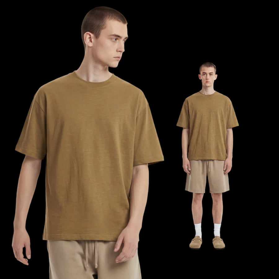 SLUB COTTON TEE