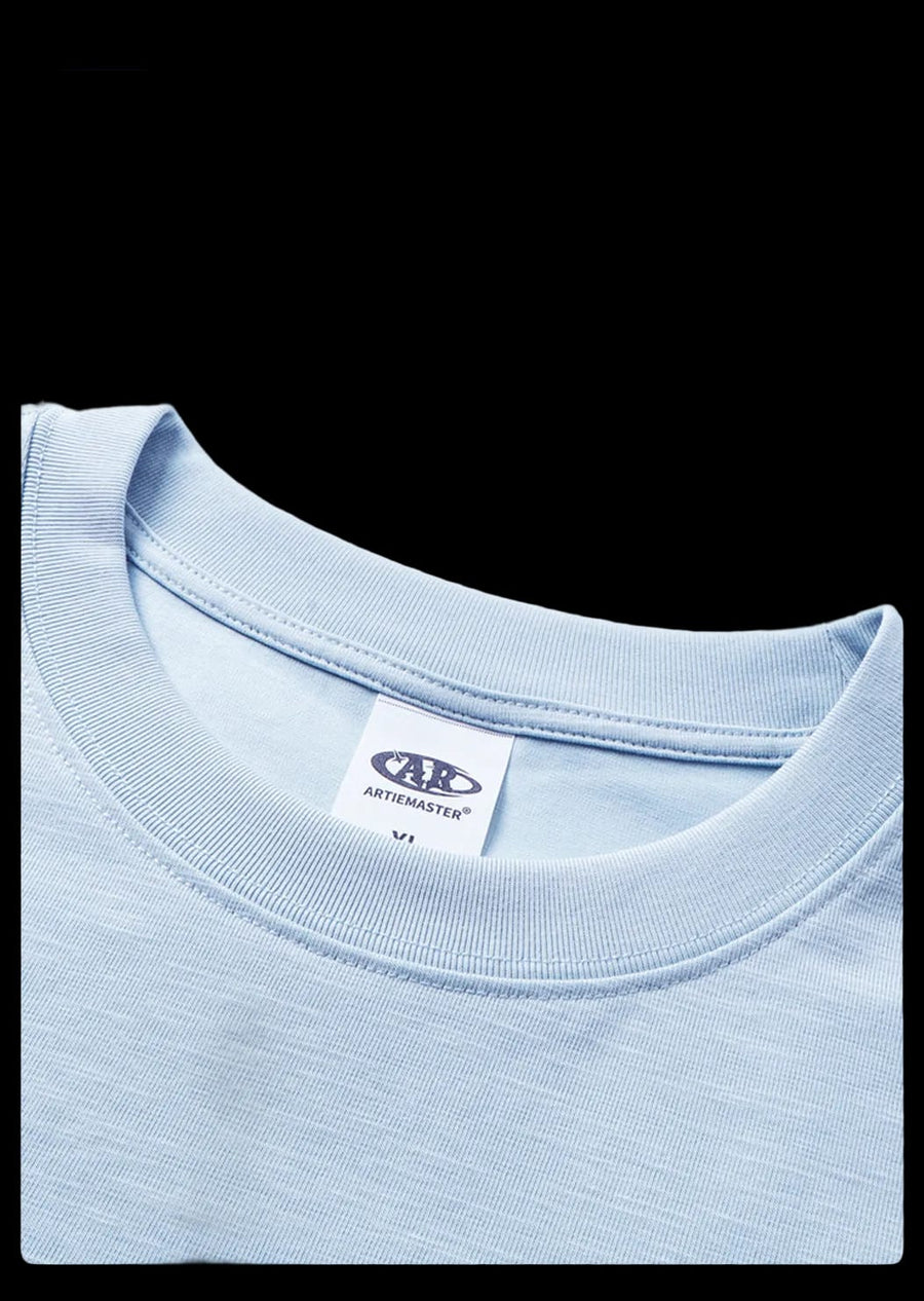 SLUB COTTON TEE
