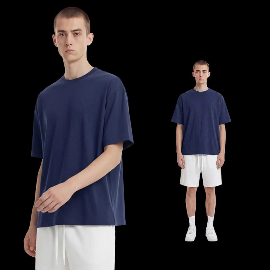 SLUB COTTON TEE
