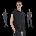 RUINS WASHED ZIP VEST