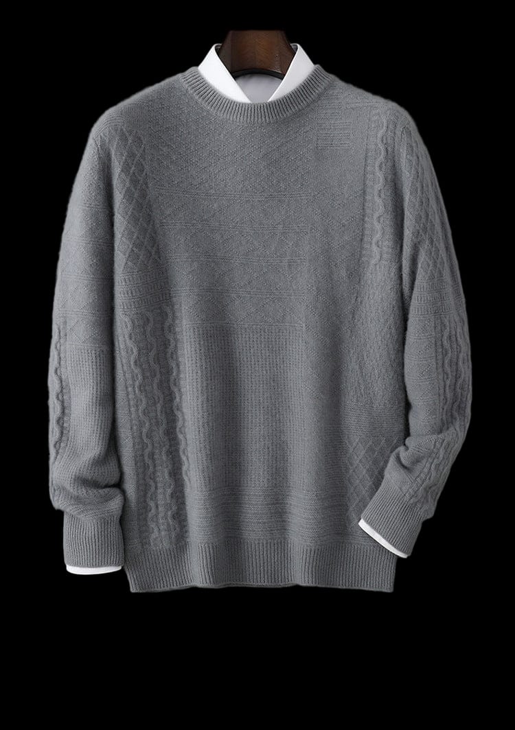 Patterned Wool Jumper
