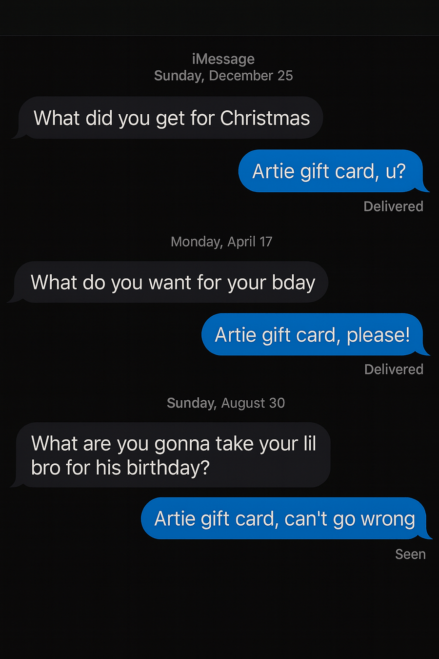 GIFT CARD