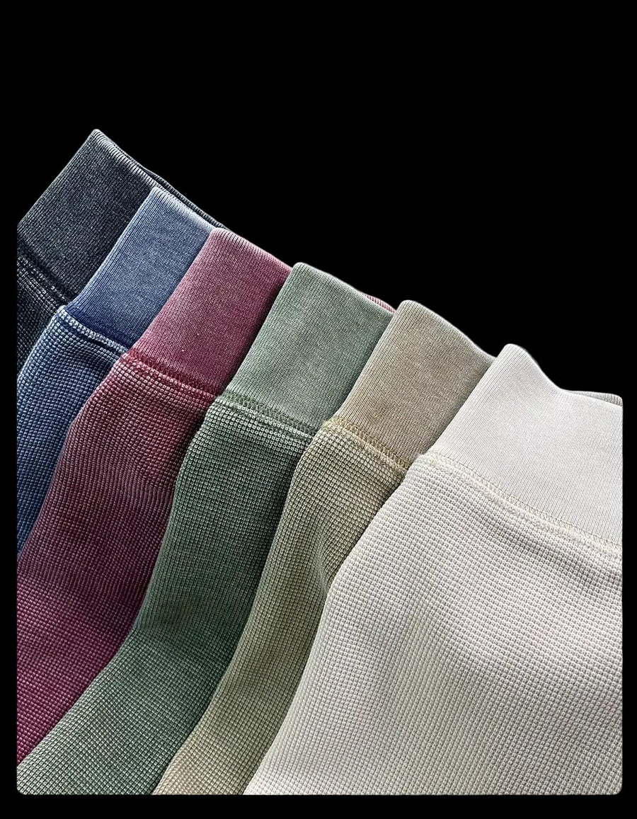 WAFFLE HENLEY LONGSLEEVE
