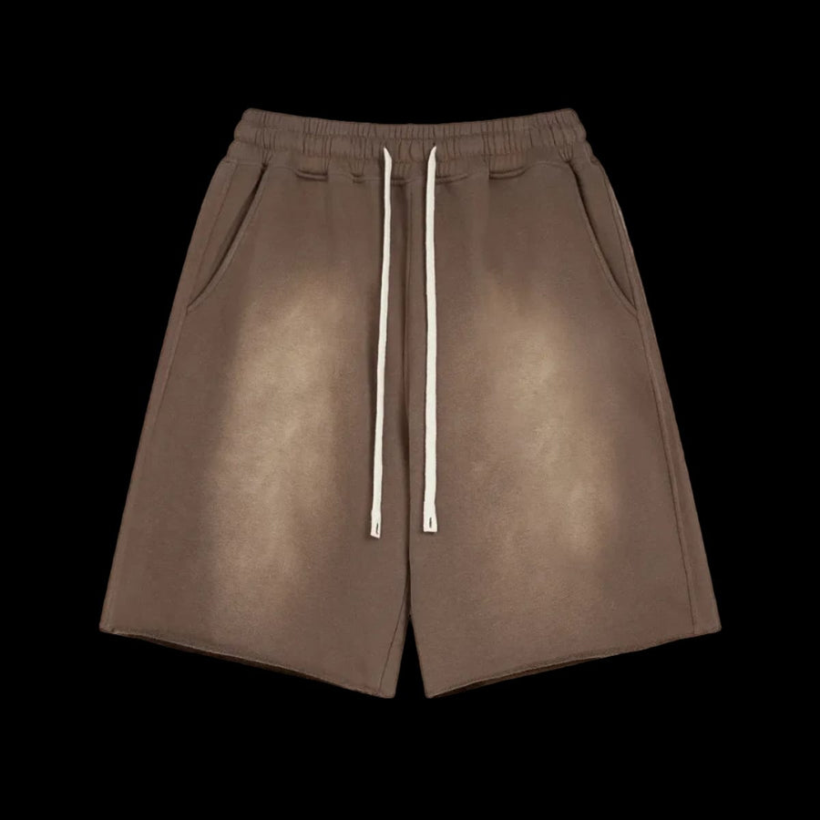SPRAY DYE TERRY SHORTS