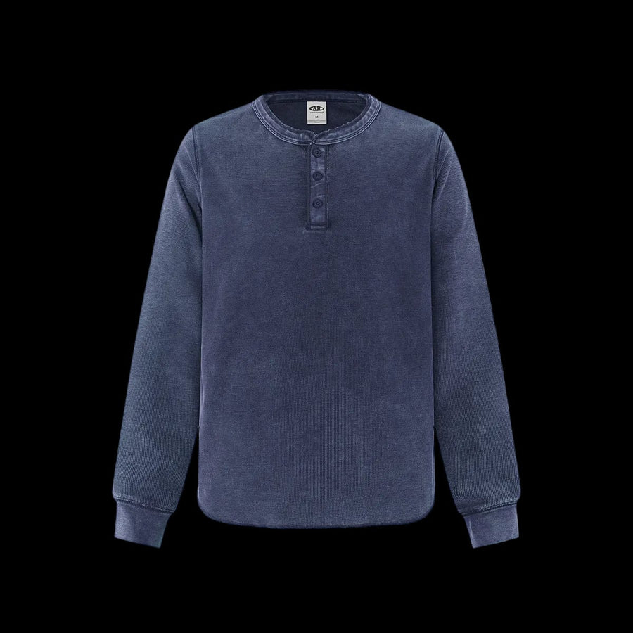 WAFFLE HENLEY LONGSLEEVE
